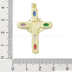 Настоящая 18-каратная позолоченная латунь со стеклянными подвесками&nbsp;KK-A209-16G