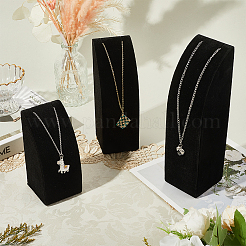 3 шт. 3 размера вертикальных деревянных подставок для ожерелий&nbsp;NDIS-WH20001-03B