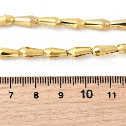 Стеклянные бусины с гальваническим покрытием &nbsp;EGLA-F166-09