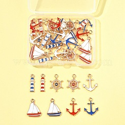 36шт 9 стиля подвески из сплава с эмалью&nbsp;ENAM-FS0002-83