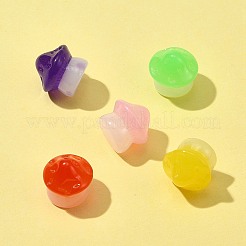 10 шт. светящийся смоляной грибной орнамент&nbsp;RESI-FS0001-60C