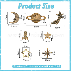 Звенья и кабошоны из цинкового сплава&nbsp;PALLOY-OC0001-37