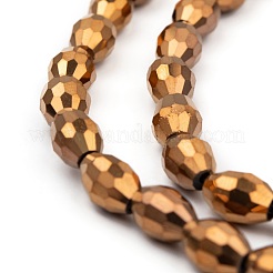 Гальванические стеклянные бусины&nbsp;X-GC881Y-4