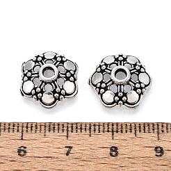 Тибетском стиле сплав шарик крышки&nbsp;TIBEB-T004-20AS