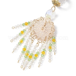 Стеклянные круглые подвесные ловцы солнца&nbsp;HJEW-JM04613