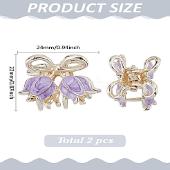 2 шт. заколки-коготь из цинкового сплава&nbsp;OHAR-LP0002-13C