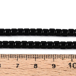 Непрозрачные сплошные цветные стеклянные бусины&nbsp;GLAA-N065-4x4mm-C10