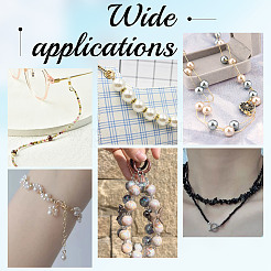 Зажимные бусины из латуни&nbsp;KK-PH0010-96