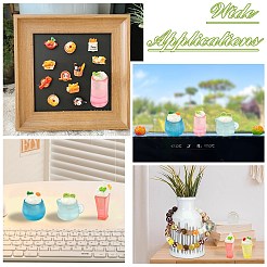 30 шт. 5 стиля миниатюрные украшения для прохладительных напитков из смолы&nbsp;DJEW-CJ0001-21