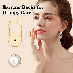 8 шт. Латунные гайки для ушей&nbsp;KK-ME0003-61G