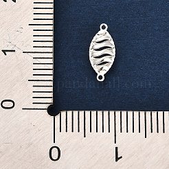 925 подвеска-подвеска из стерлингового серебра с полым коннектором 3D&nbsp;STER-F058-02S-02