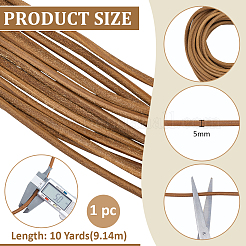 10 ярд кожаного шнура для бисера&nbsp;WL-BC0001-05