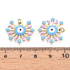 Подвески из нержавеющей стали 304 с эмалью&nbsp;STAS-N115-19A-G