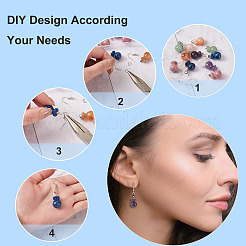 14шт 7 стиля подвески из натуральных смешанных драгоценных камней&nbsp;G-FW0001-13