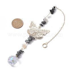 Украшения из латуни-бабочки&nbsp;HJEW-TA00131-03