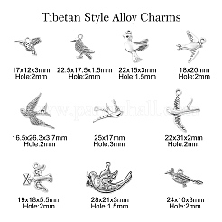 Сплавочные подвески тибетского стиля&nbsp;TIBEP-CJ0001-11