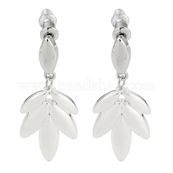 Серьги с подвесками из пшеничной латуни EJEW-L288-009S