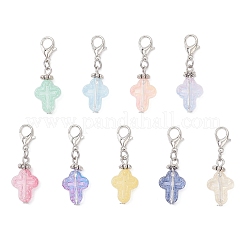 9 шт. стеклянные подвесные украшения&nbsp;HJEW-JM03929-02