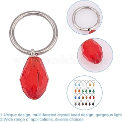 120шт 12 цвета стеклянные подвески&nbsp;PALLOY-GO00011