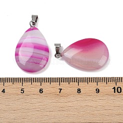 Окрашенные натуральные агатовые подвески&nbsp;G-G202-09B