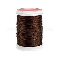 Круглый шнур из вощеного полиэстера длиной 120 м.&nbsp;YC-WH0019-01A