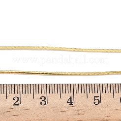 Ожерелья из цепей-змей из латуни толщиной 1 мм для женщин и мужчин NJEW-F350-01G