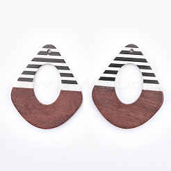 Подвески из смолы и дерева&nbsp;RESI-T023-09A