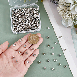 300 шт. Латунные крышки для обжимных бусин&nbsp;KK-ME0003-44