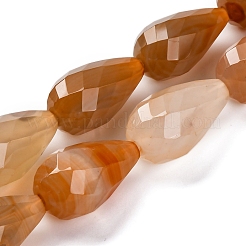 Натуральный красный агат бисер нитей&nbsp;G-G177-D01-01