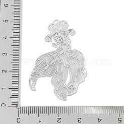 Долговечные филигранные подвески из латуни с покрытием&nbsp;KK-K336-40P