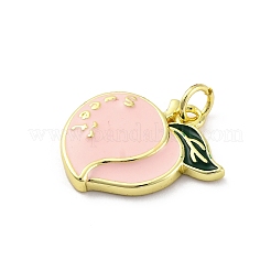 Латунь эмаль подвески&nbsp;KK-U066-05A-G