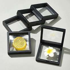 5 шт. квадратная прозрачная полиэтиленовая тонкая пленка подвесная коробка для ювелирных изделий&nbsp;CON-FS0001-19C