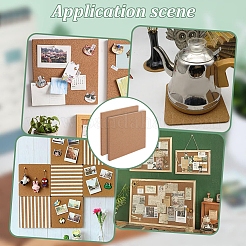 Квадратная пробковая изоляция&nbsp;LS-DIY-WH0504-749B