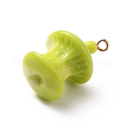 Подвески из непрозрачной смолы&nbsp;RESI-WH0026-35B