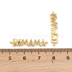 Подвески-соединители из латуни ко Дню матери&nbsp;KK-F919-33G