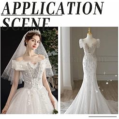 Компьютеризированная вышивка полиэстер пришивка воротника нашивки&nbsp;DIY-WH0366-71