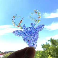 DIY Рождественский кулон с головой северного оленя&nbsp;LS-SIMO-B006-04