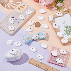 64 шт. 8 стиля забавных непрозрачных смоляных кабошонов&nbsp;RESI-WR0001-14