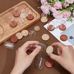 20 шт. прозрачная стеклянная крышка-купол&nbsp;AJEW-NB0007-84