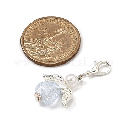 Украшения из акриловой подвески в виде ангела&nbsp;HJEW-JM03582