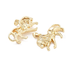 Лев стойка позолота латунные подвески&nbsp;KK-G512-14G