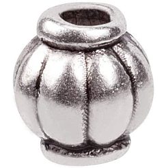 Тибетские серебрянные бусины прокладки&nbsp;TIBEB-PH0004-33AS