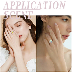 4 шт. регулируемые латунные кольцевые компоненты&nbsp;KK-SC0007-02B