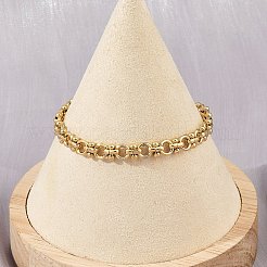 Браслеты-цепочки из нержавеющей стали 304 для женщин&nbsp;BJEW-Z143-22G-01