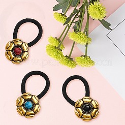 6 шт. резинки для волос из сплава 3 цветов&nbsp;DIY-CY0001-80A