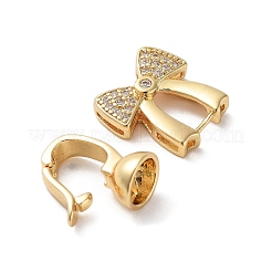 Стеллажное покрытие латунь микро паве кубический цирконий ледоруб щепотка поручни&nbsp;ZIRC-P117-01A-G