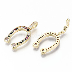 Латунные подвески из микро-паве&nbsp;ZIRC-S067-216-NF