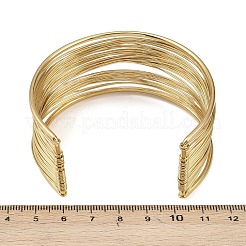 Открытые браслеты из нержавеющей стали 304 для женщин&nbsp;LS-BJEW-K288-02B-G