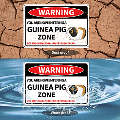 Уф-защищенный и водонепроницаемый алюминиевый предупреждающие знаки&nbsp;AJEW-WH0111-K32