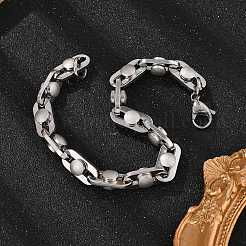 Браслеты из цепочек из нержавеющей стали 304&nbsp;BJEW-P351-02P